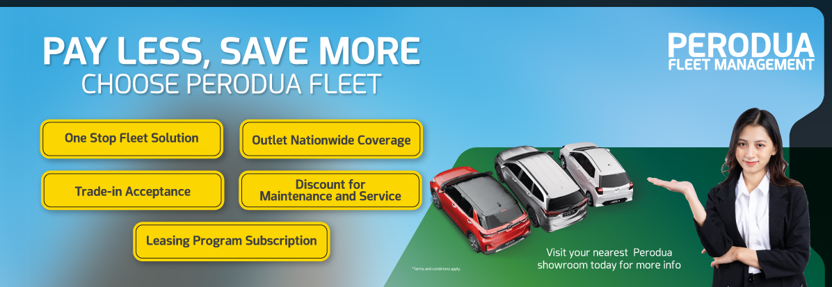 Perodua Fleet Program 2026 promotional desktop flyer